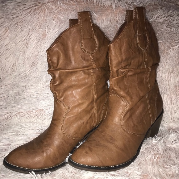 X-Appeal short brown boots 👢 - Picture 1 of 5